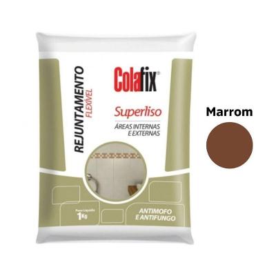 Rejunte Colafix Flexível 1kg - Marrom
