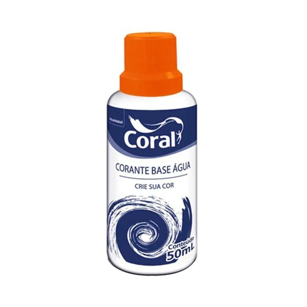 Corante Liquido água 50ml Coral Laranja - 3