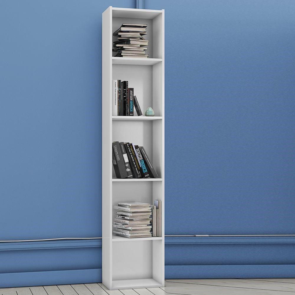 2 Estantes Multiuso 4 Prateleiras Janaína Branco Ajl Móveis - 10