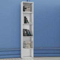 2 Estantes Multiuso 4 Prateleiras Janaína Branco Ajl Móveis - 7