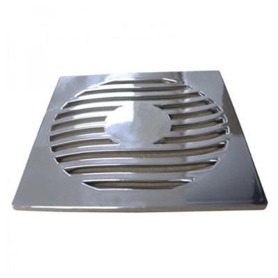 Grelha Quadrada Cromada Plastilit 100mm