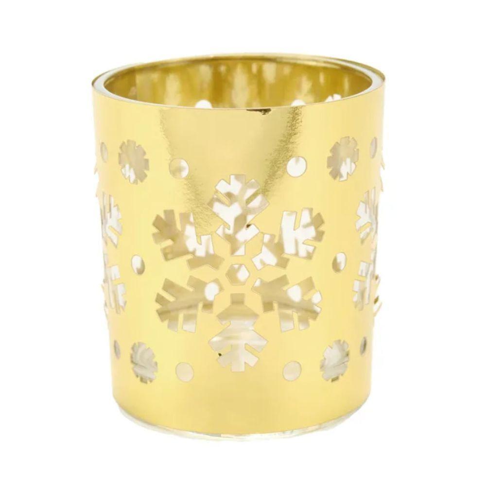 Suporte Para Vela Ouro 8x10cm - 1089978 - Cromus - 1