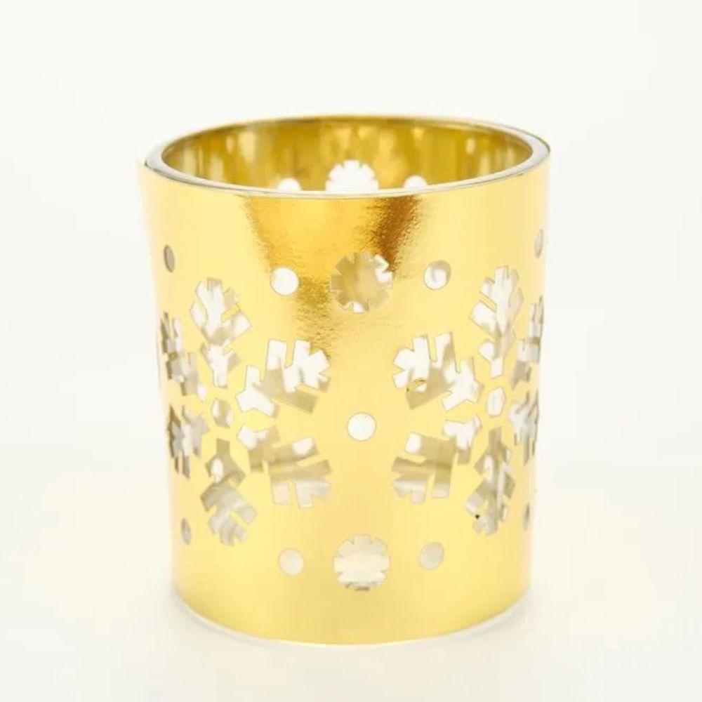 Suporte Para Vela Ouro 8x10cm - 1089978 - Cromus - 2