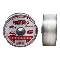 Linha Nylon Cristral Pedreiro 0,80mm X 100m Cor Branco - 1