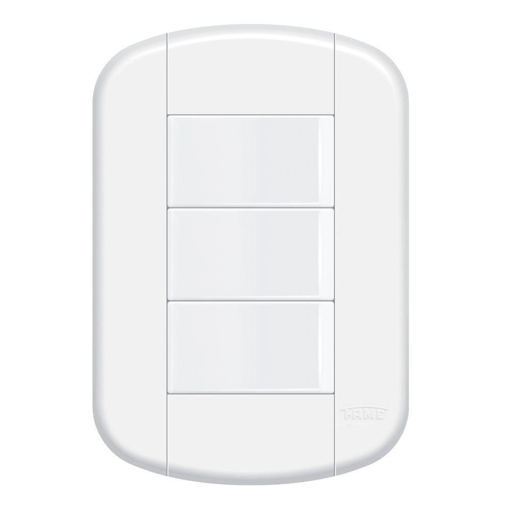 Interruptor Triplo Fame - 3912 Blanc - 1