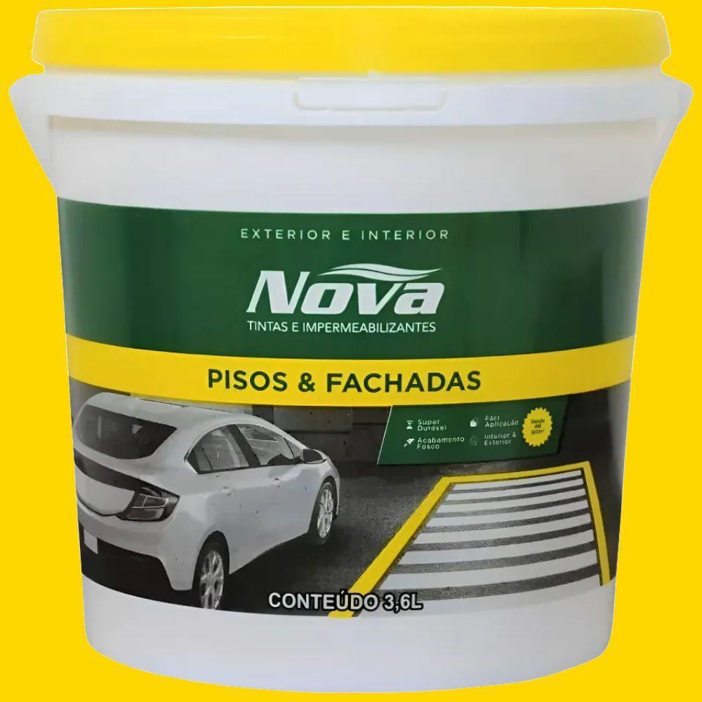 Tinta Para Piso Demarcação Amarelo 3,6 Litros - 200000000139 - Nova Tintas - 2