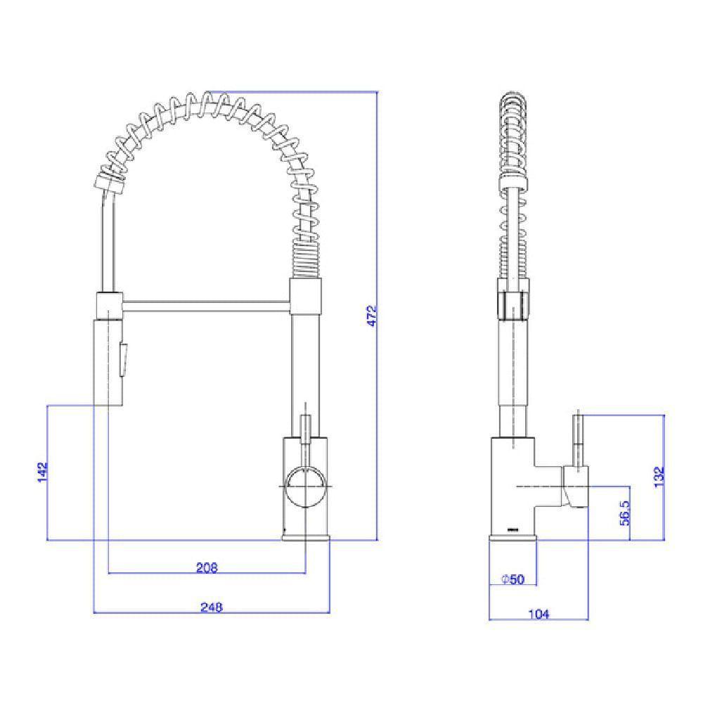 Misturador Monocomando Cozinha Spin One Gourmet - 2253.c - Deca - 7