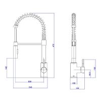 Misturador Monocomando Cozinha Spin One Gourmet - 2253.c - Deca - 7