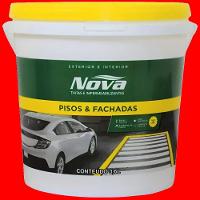 Tinta Para Piso Demarcação Vermelho 3,6 Litros - 20000000030 - Nova Tintas - 2