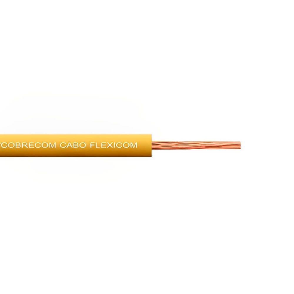 Cabo Flexicom De Cobre 2,5mm 750 Volts Amarelo Com 100 Metros - 1150501401 - Cobrecom - 3