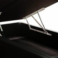 Cama Box Baú Blindado Queen Bipartido Loja Xerife Suede Preto 41x158x198 - 3