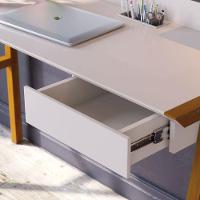 Escrivaninha Mesa Para Computador Job Off White - Imcal Móveis