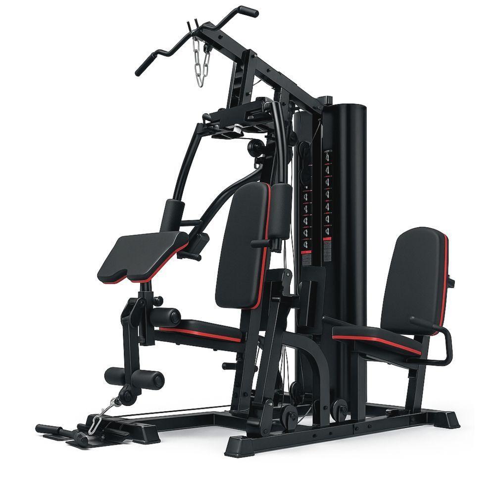 Multi Estação De Musculação Até 75kg Bonafit +24 Exercícios Academia Em Casa - 3