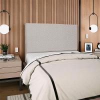 Cabeceira Queen 160 Cm Com Frame Luna Linho Cinza Artte Cinza - 2