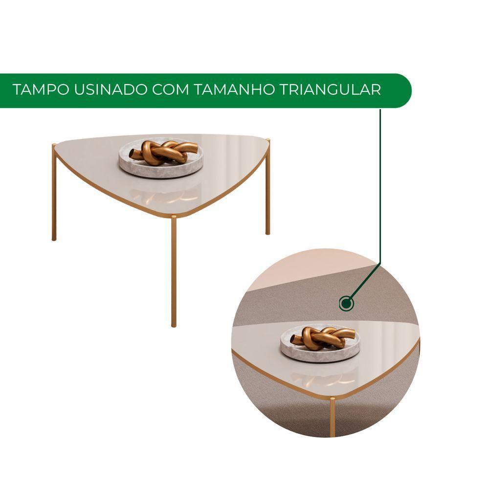 Mesa De Centro Lina E Cleia Sala Hall Moderna Bali Com Bali - 4