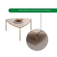 Mesa De Centro Lina E Cleia Sala Hall Moderna Bali Com Bali - 2