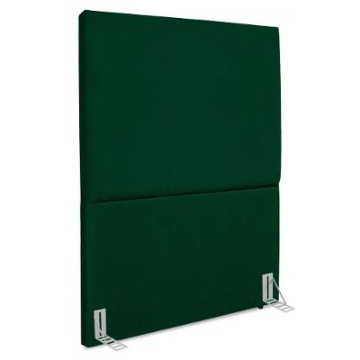 Cabeceira Solteiro 100 Cm Com Frame Luna Suede Verde Artte Verde