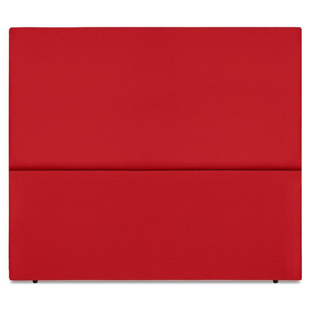 Cabeceira Queen 160 Cm Com Frame Luna Suede Vermelho Artte Vermelho - 5