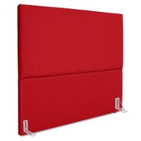 Cabeceira Queen 160 Cm Com Frame Luna Suede Vermelho Artte Vermelho - 1