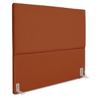Cabeceira Queen 160 Cm Com Frame Luna Suede Terracorta Artte Terracota - 1