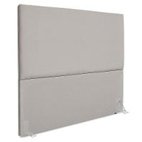 Cabeceira Casal 140 Cm Com Frame Luna Suede Cinza Claro Artte Cinza Claro - 1