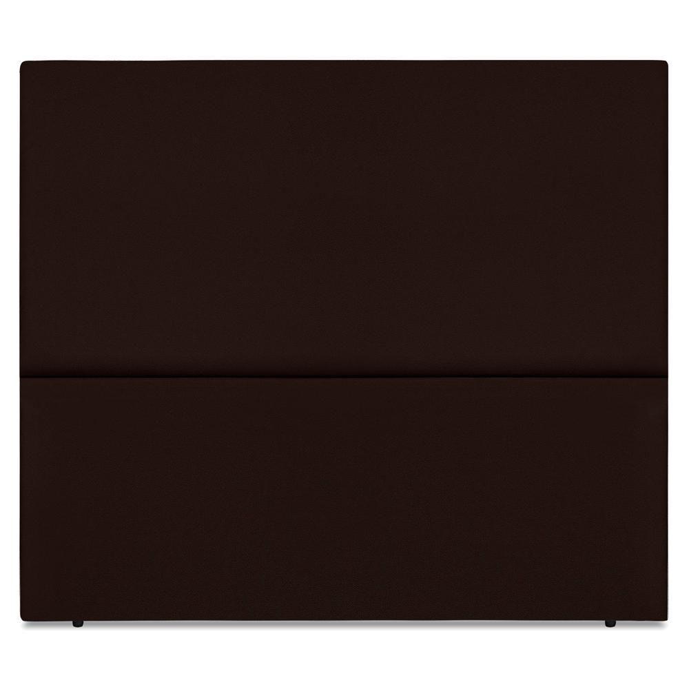 Cabeceira Casal 140 Cm Com Frame Luna Suede Marrom Artte Marrom - 4