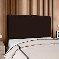Cabeceira Casal 140 Cm Com Frame Luna Suede Marrom Artte Marrom - 5