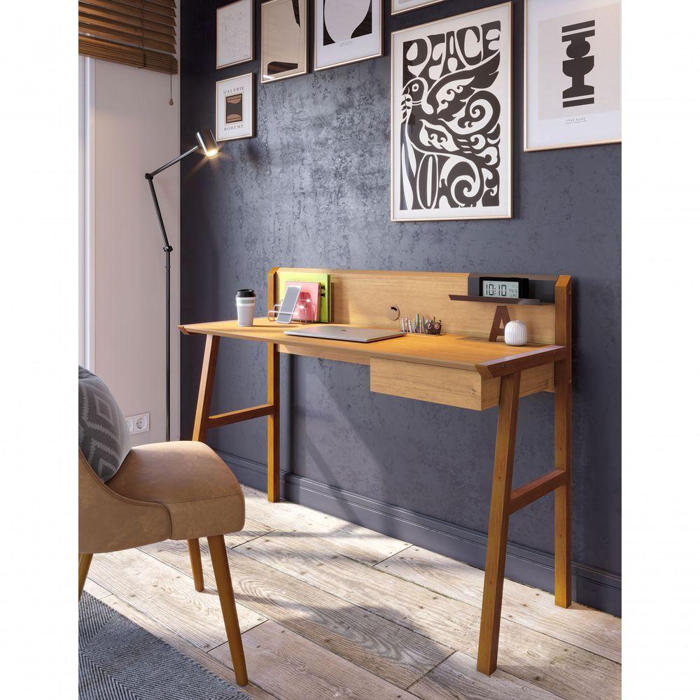 Escrivaninha Mesa Para Computador Job Nature - Imcal Móveis - 2