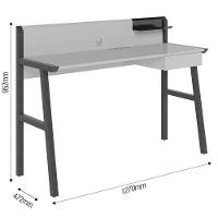 Escrivaninha Mesa Para Computador Job Nature - Imcal Móveis - 6