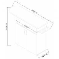Tábua De Passar Criativa Branco - Notável - 7