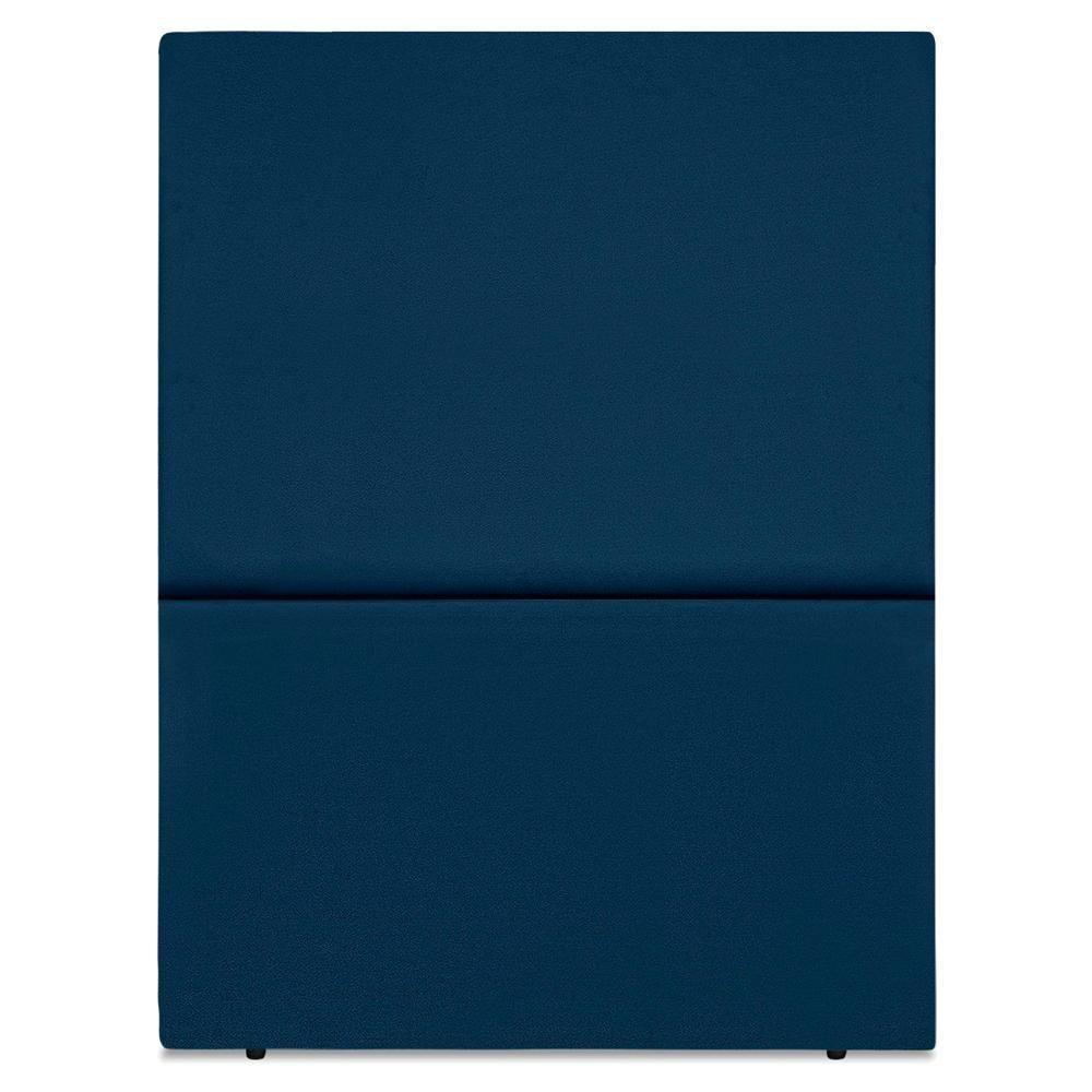 Cabeceira Solteiro 100 Cm Com Frame Luna Suede Azul Marinho Artte Azul Marinho - 5