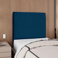 Cabeceira Solteiro 100 Cm Com Frame Luna Suede Azul Marinho Artte Azul Marinho - 2