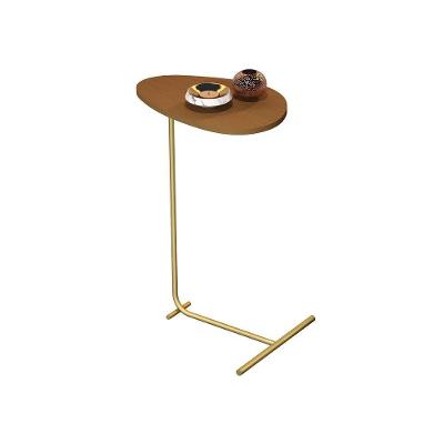 Mesa De Apoio Sofa Organic Nature Pe Dourado - Moveis Jb