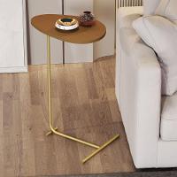 Mesa De Apoio Sofa Organic Nature Pe Dourado - Moveis Jb - 2