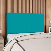 Cabeceira Queen 160 Cm Com Frame Luna Suede Azul Turquesa Artte Azul Turquesa - 2
