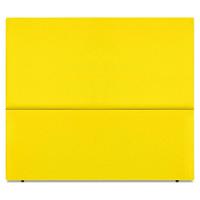 Cabeceira Casal 140 Cm Com Frame Luna Suede Amarelo Artte Amarelo - 5