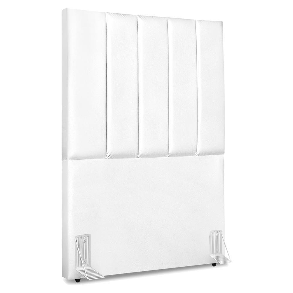 Cabeceira Solteiro 90 Cm Com Frame Dalia Corino Branco Artte Branco - 1