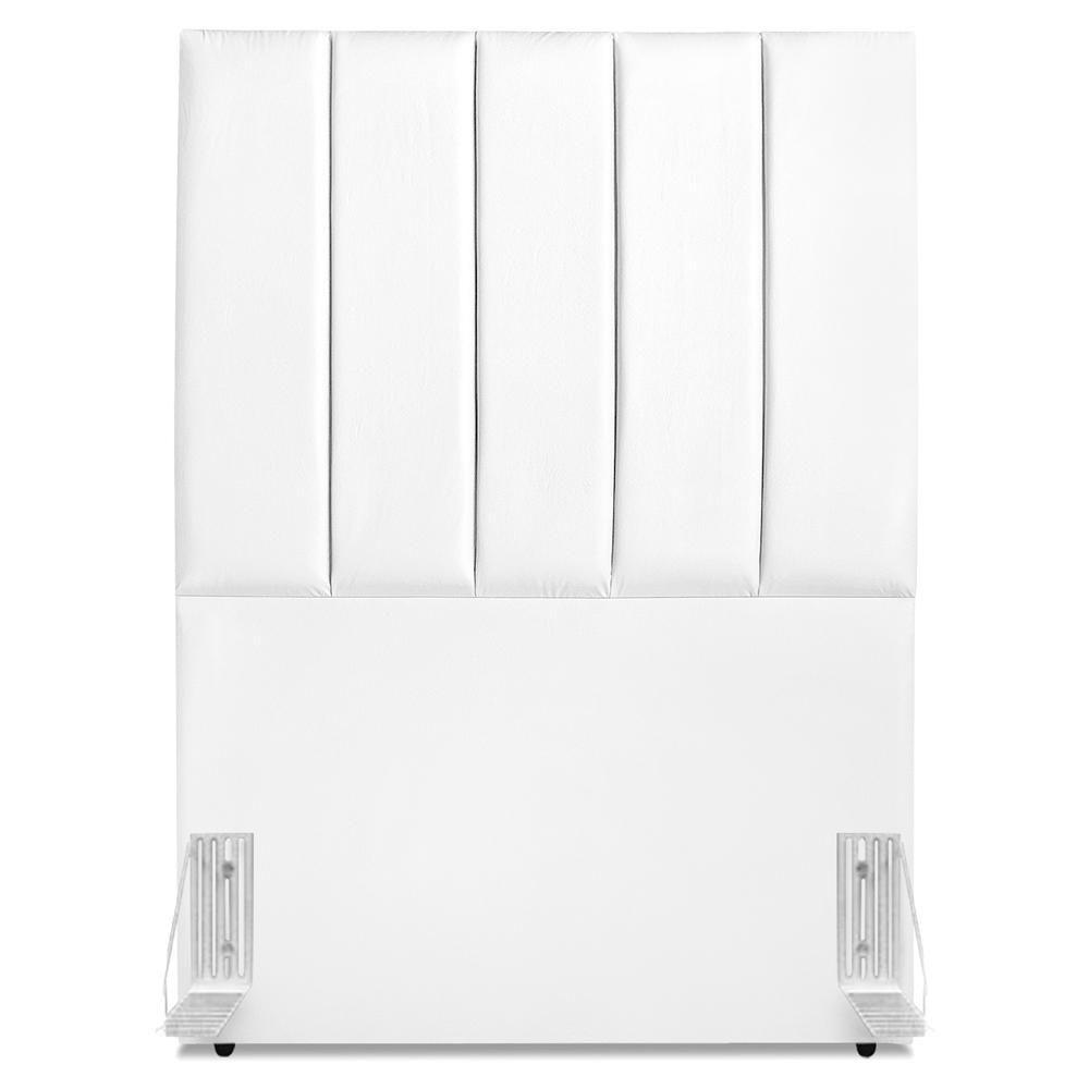 Cabeceira Solteiro 90 Cm Com Frame Dalia Corino Branco Artte Branco - 5