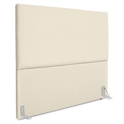 Cabeceira Queen 160 Cm Com Frame Luna Suede Bege Artte Bege