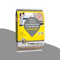 Rejunte Quartzolit Porcelanatos E Cerâmicas 1kg - Cinza Artico - 1
