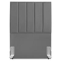 Cabeceira Solteiro 90 Cm Com Frame Dalia Corino Cinza Artte Cinza - 5