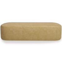 Cabeceira Cama Box Queen 160cm Lanna Com Puff Recamier Doha W01 Couríssimo Fendi - Lyam Decor - 5