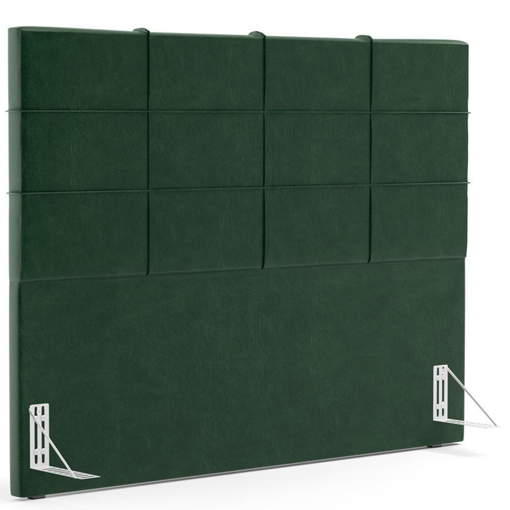 Cabeceira Cama Box Queen 160 Cm Roma W01 Couríssimo Verde Musgo - Lyam - 1