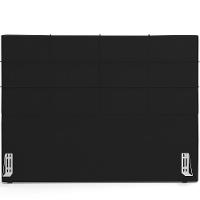 Cabeceira Cama Box Queen 160 Cm Roma W01 Suede Preto - Lyam - 3