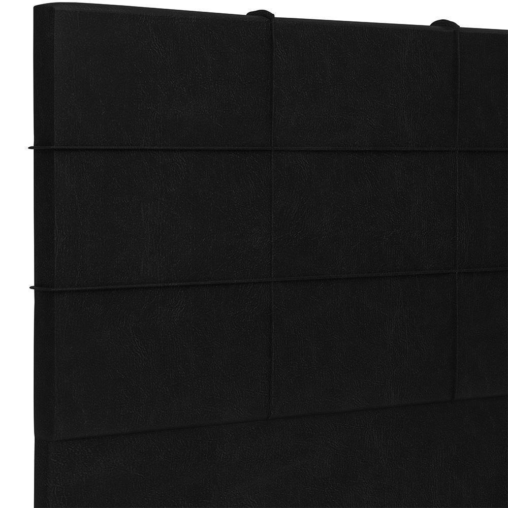 Cabeceira Cama Box Queen 160 Cm Roma W01 Couríssimo Preto - Lyam - 6