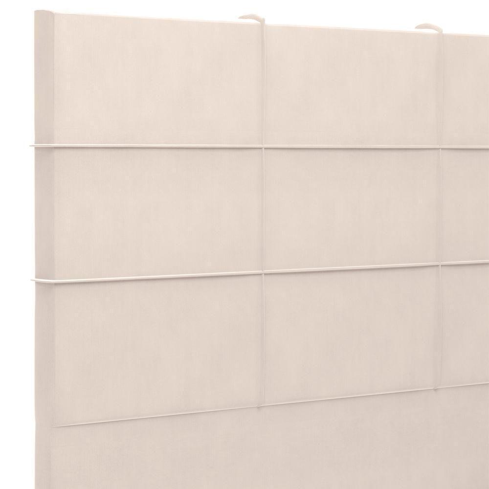 Cabeceira Cama Box Queen 160 Cm Roma W01 Suede Bege - Lyam - 2