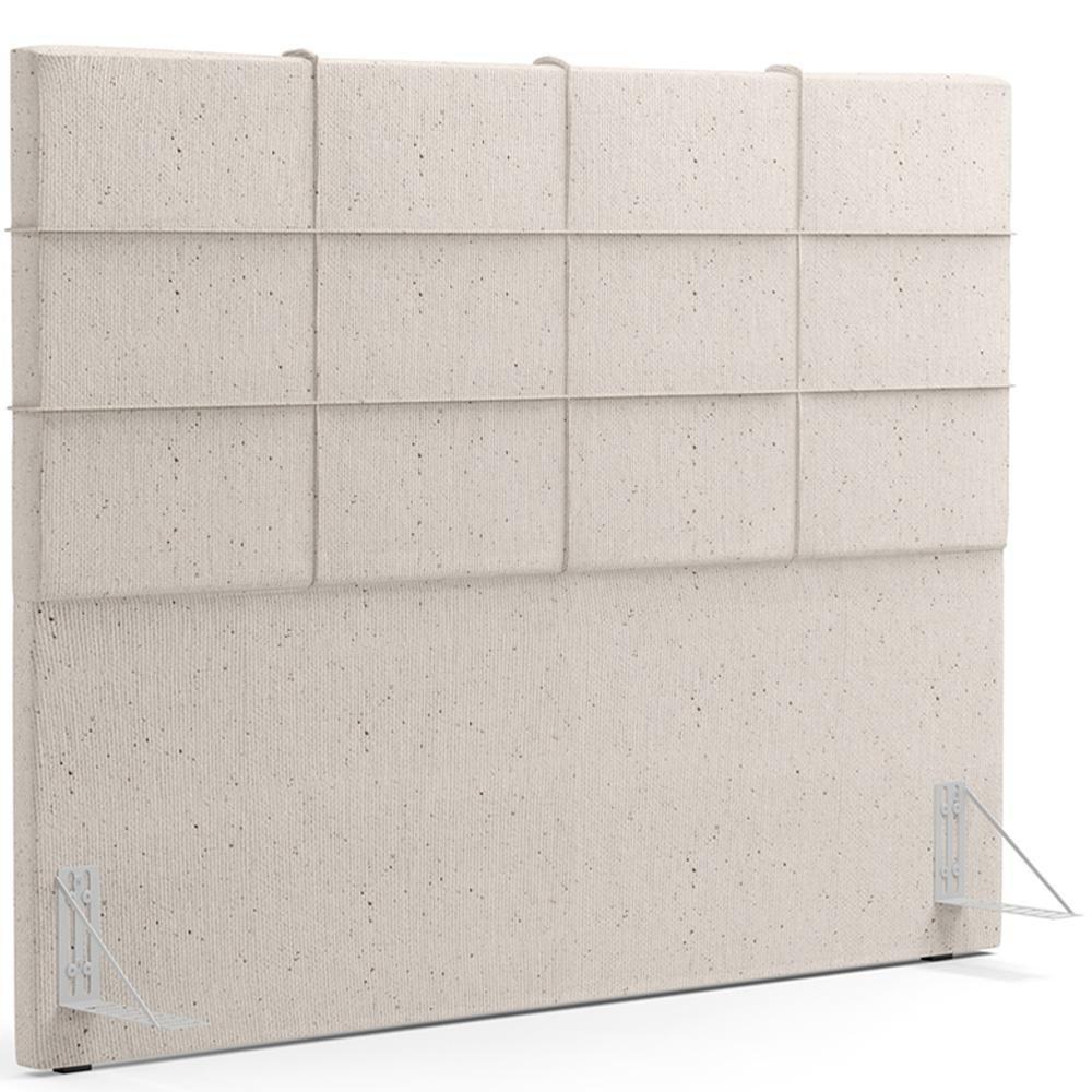 Cabeceira Cama Box Queen 160 Cm Roma W01 Linho Cru - Lyam - 1