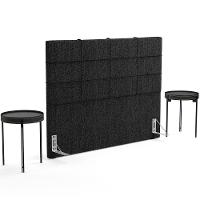 Cabeceira Cama Box Queen 160 Cm Roma W01 Linho Chumbo - Lyam - 7