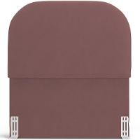 Cabeceira Cama Box 100cm Orgânica Lanna W01 Suede Rosê - Lyam Decor - 6