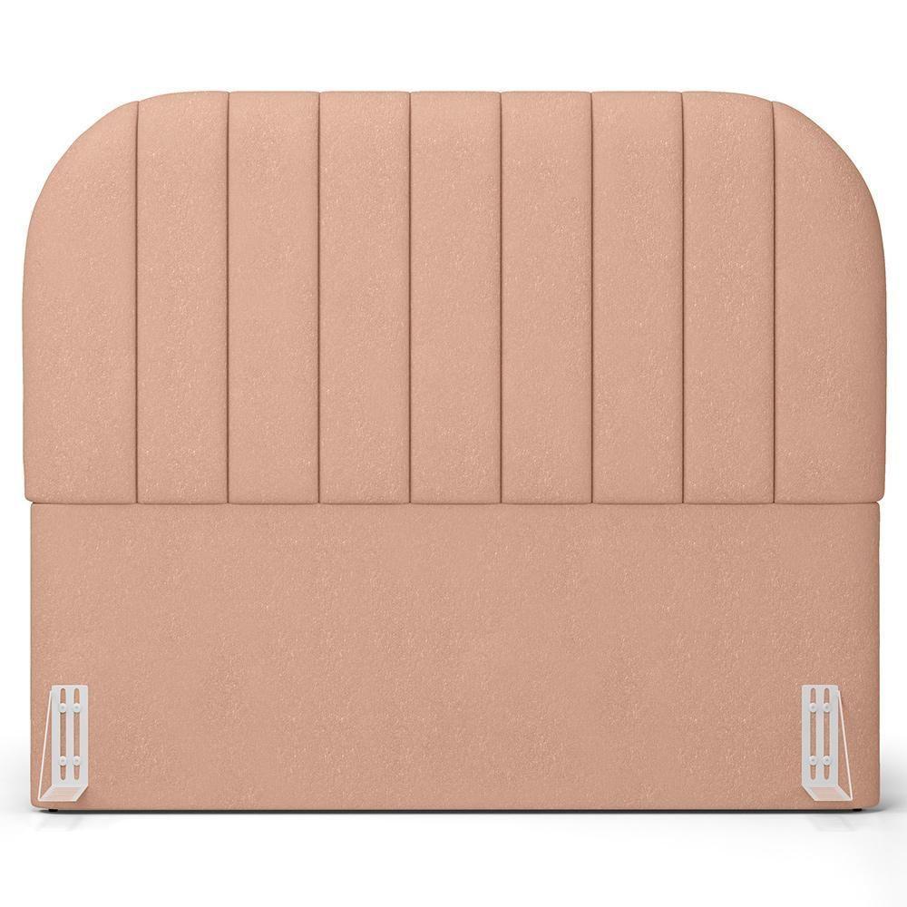 Cabeceira Cama Box King Estofada Orgânica 195cm Alice W01 Linho Rosê - Lyam Decor - 3
